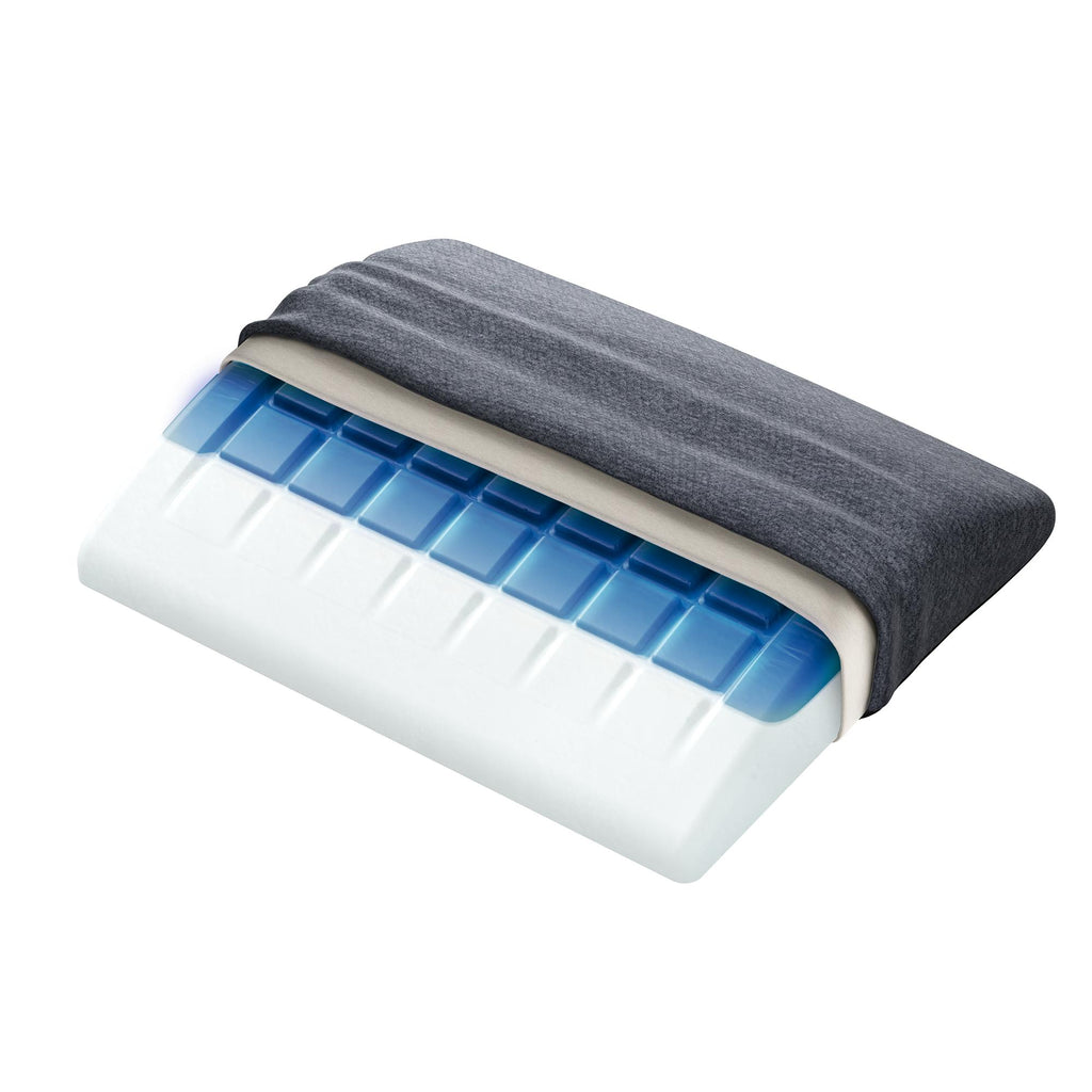 Technogel lumbar gel back support cushion for lower back comfort
