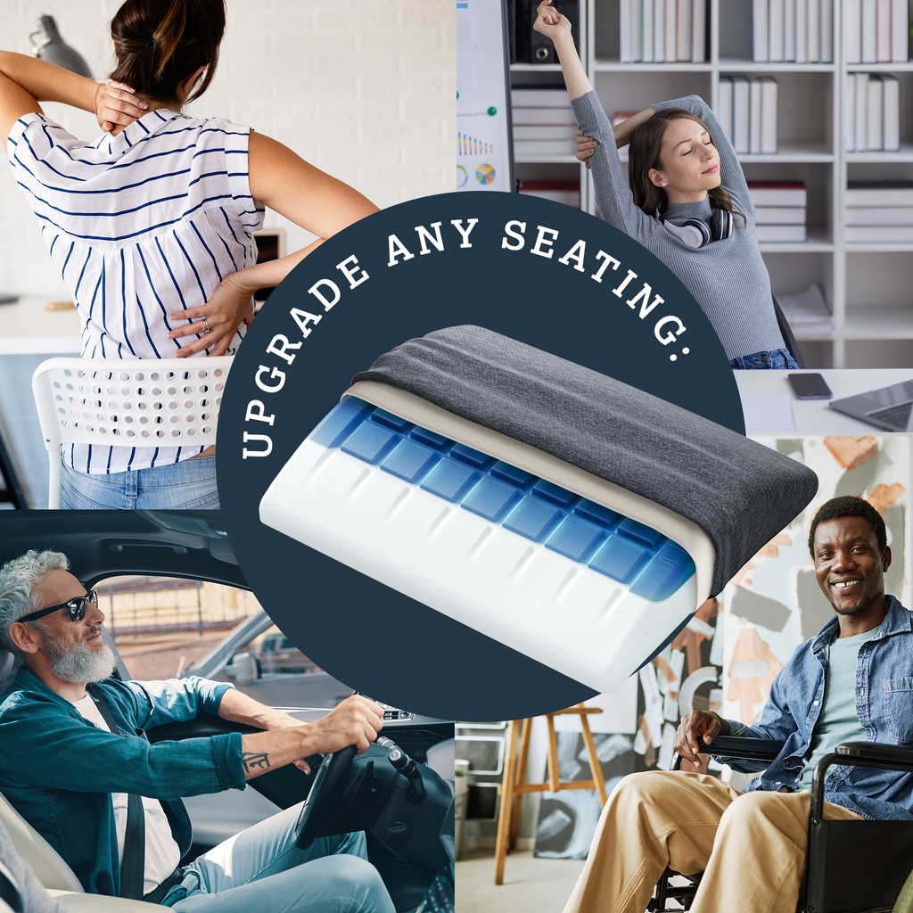 Technogel Cooling Gel Lumbar Back Support Cushion