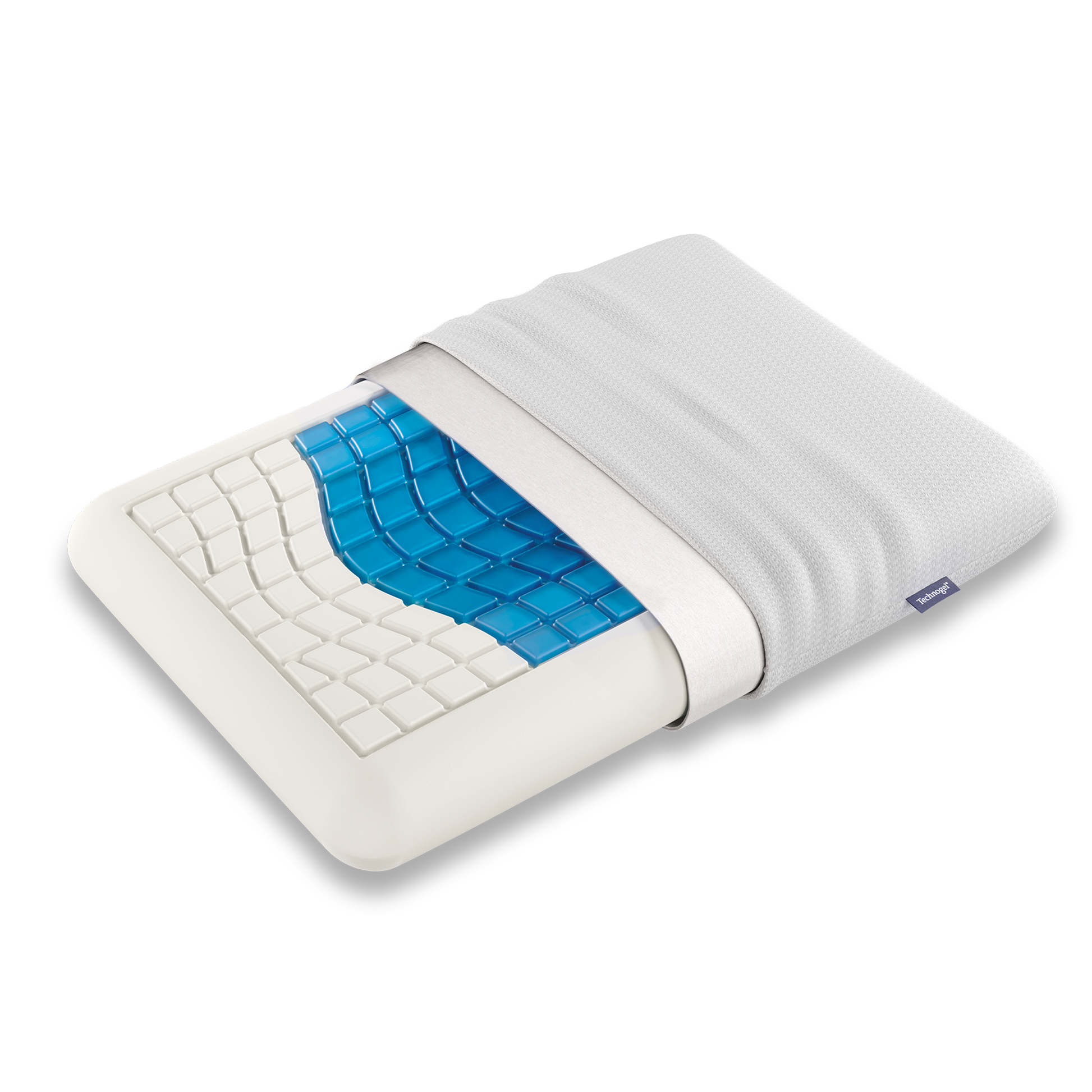 Technogel essential cooling gel pillow compact shape for stomach sleepers and as a  travel pillow, Cooling pillow, pillow, cooling gel pillow, almohadas para dormir, cervical neck pillow, purple pillow, tempurpedic pillow, pillows for side sleepers
