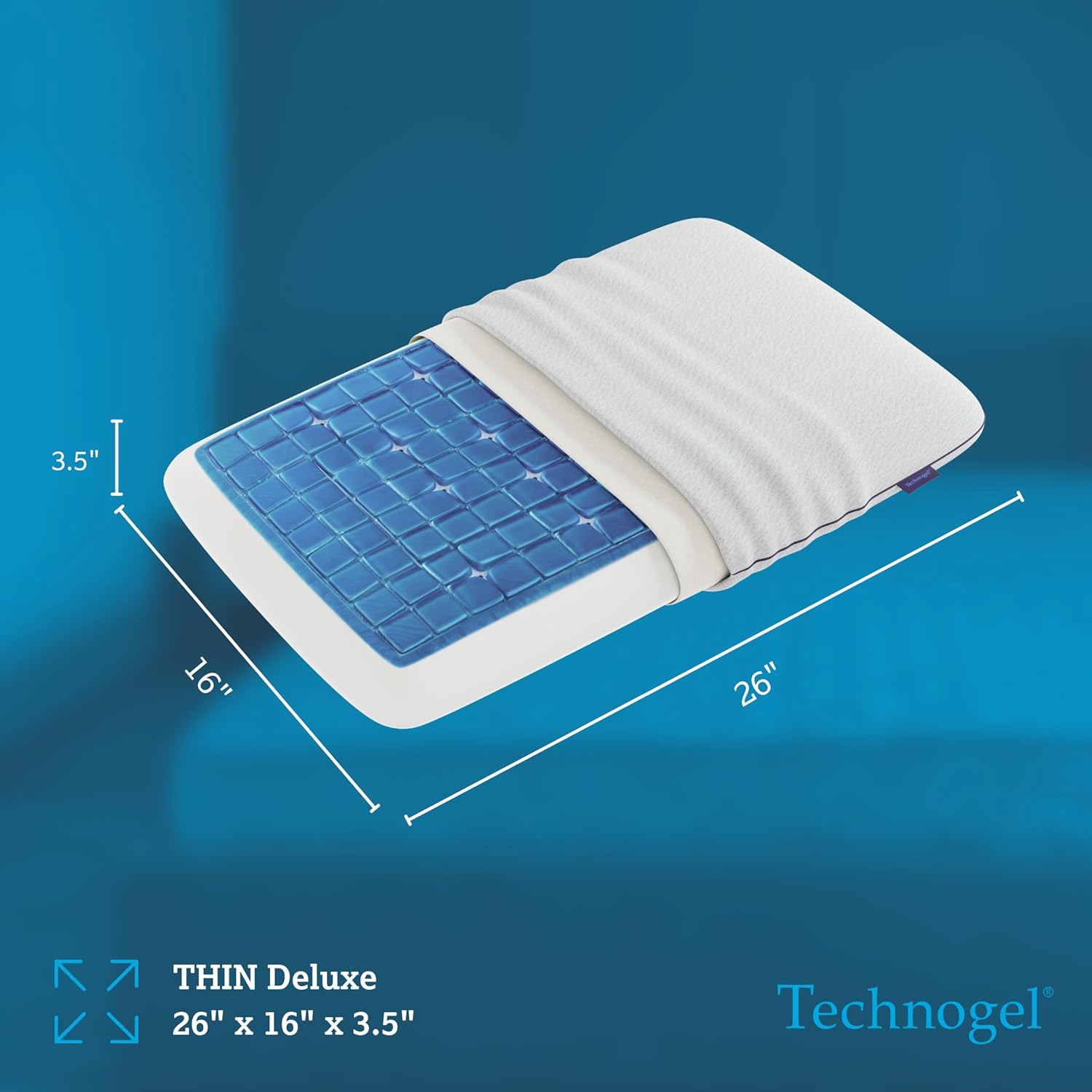 Technogel Deluxe Cooling Gel Pillow