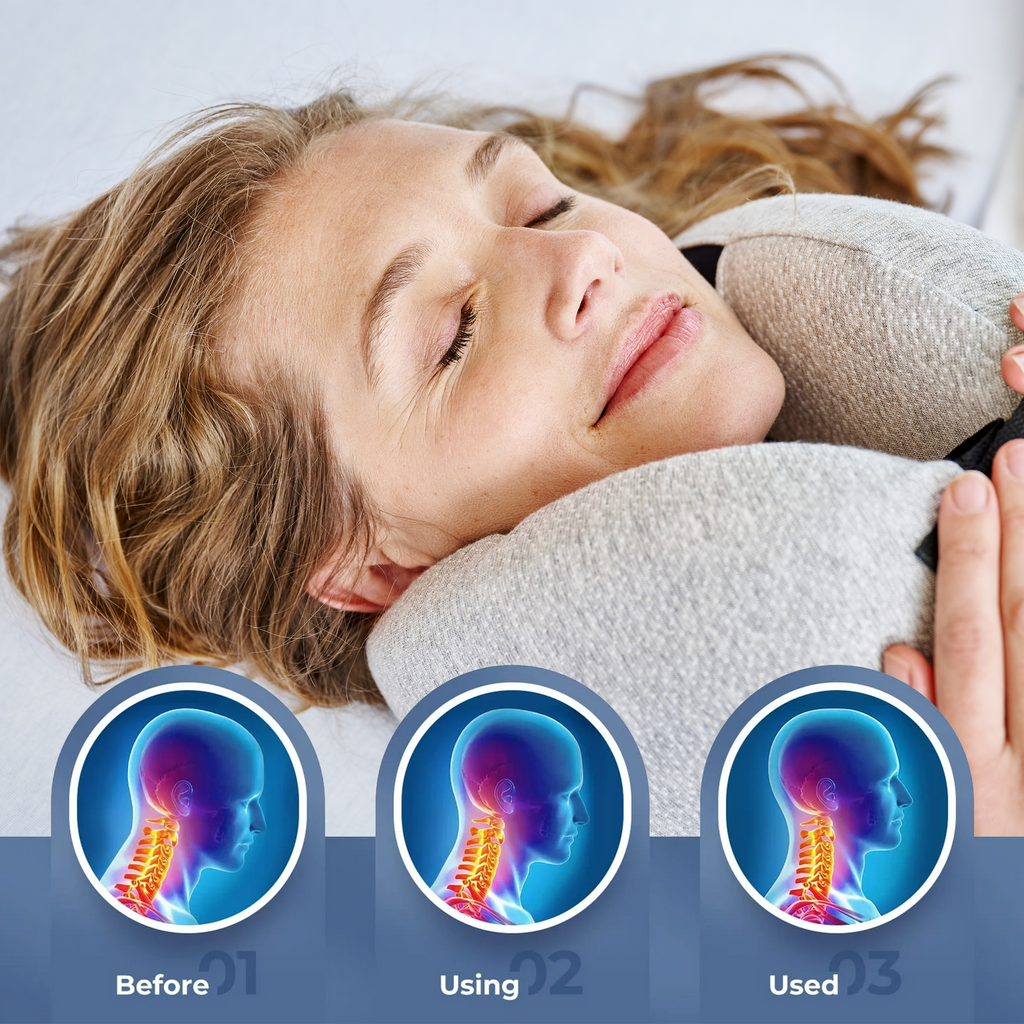 2-in-1 Cooling Gel Neck Support Travel Support